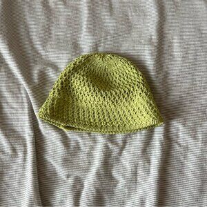 Green Crochet Beanie